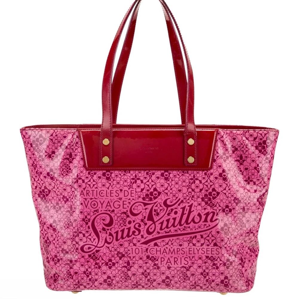 Louis Vuitton Takashi Murakami Cosmic Blossom Vinyl PM Tote - Picture 2 of 11